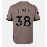 Pánský Fotbalový dres Tottenham Hotspur Destiny Udogie #38 2023-24 Třetí Krátký Rukáv